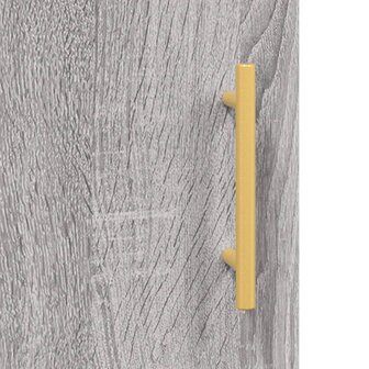 Dressoir 34,5x34x90 cm bewerkt hout grijs sonoma eikenkleurig 8720845867010 10