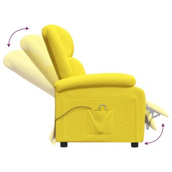 Massagestoel stof lichtgeel 8720287162445 6
