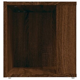 Bijzettafel 33x33x34,5 cm bewerkt hout bruineikenkleurig 8720286956878 6