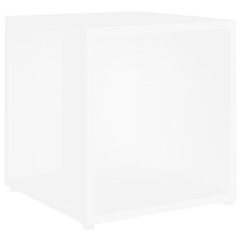 Bijzettafel 33x33x34,5 cm bewerkt hout wit 8720286649640 2