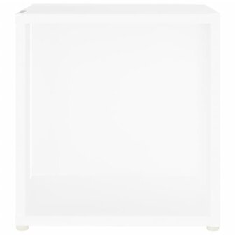 Bijzettafel 33x33x34,5 cm bewerkt hout wit 8720286649640 5