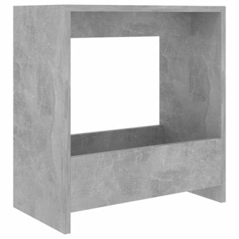 Bijzettafel 50x26x50 cm bewerkt hout betongrijs 8720286558928 2