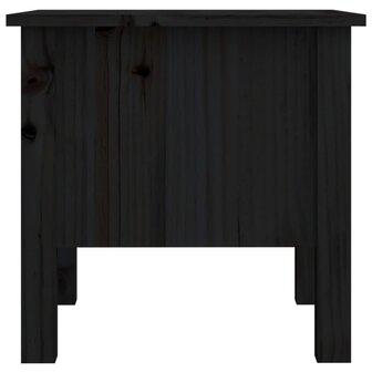 Bijzettafel 40x40x39 cm massief grenenhout zwart 8720286922835 8