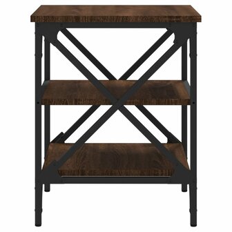 Bijzettafel 40x42x50 cm bewerkt hout bruin eikenkleur 8720845718107 6