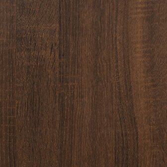 Bijzettafel 40x42x50 cm bewerkt hout bruin eikenkleur 8720845718107 8