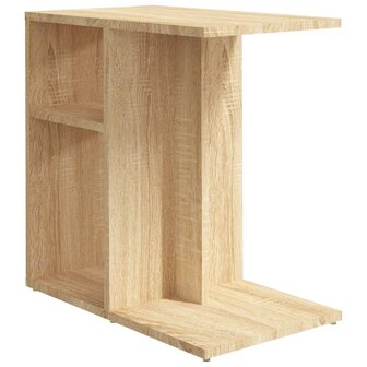 Bijzettafel 50x30x50 cm bewerkt hout sonoma eikenkleurig 8720286586457 2