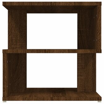 Bijzettafel 40x40x40 cm bewerkt hout bruin eikenkleur 8720286978412 3