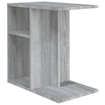 Bijzettafel 50x30x50 cm bewerkt hout grijs sonoma eikenkleurig 8720286978610 2