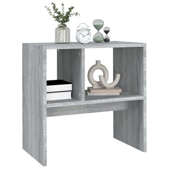 Bijzettafel 50x30x50 cm bewerkt hout grijs sonoma eikenkleurig 8720286978610 5