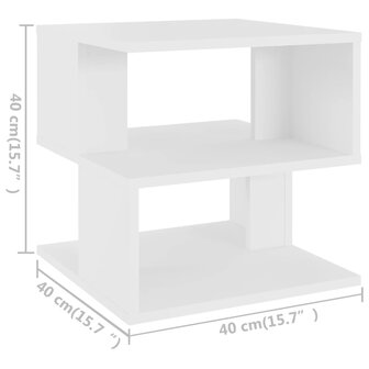 Bijzettafel 40x40x40 cm bewerkt hout wit 8720286542149 6