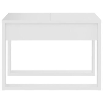 Bijzettafel 50x50x35 cm bewerkt hout wit 8720286611593 6