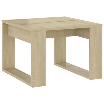 Bijzettafel 50x50x35 cm spaanplaat sonoma eikenkleurig 8720286611623 2