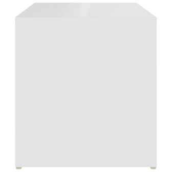 Bijzettafel 59x36x38 cm bewerkt hout wit 8720286558973 5