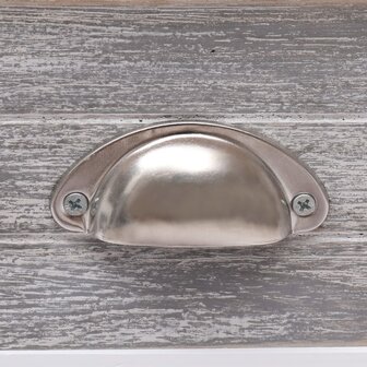 Bijzettafel 40x40x40 cm paulowniahout grijs 8719883668345 7