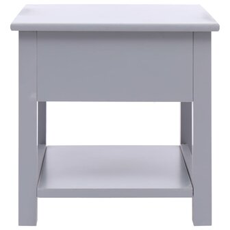Bijzettafel 40x40x40 cm paulowniahout grijs 8719883668376 3