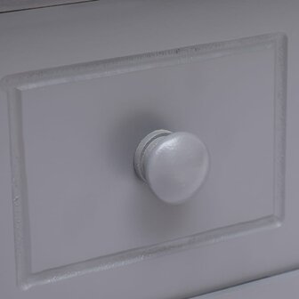 Bijzettafel 40x40x40 cm paulowniahout grijs 8719883668376 7