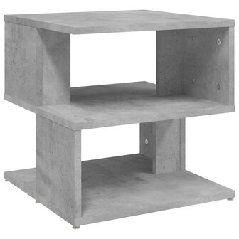 Bijzettafel 40x40x40 cm bewerkt hout betongrijs 8720286542187 2