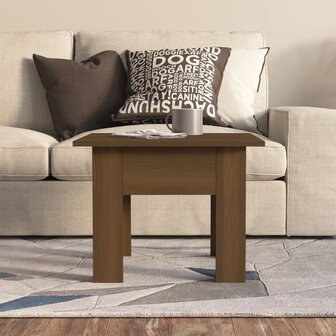 Salontafel 55x55x42 cm bewerkt hout bruin eikenkleur 8720286837542 3