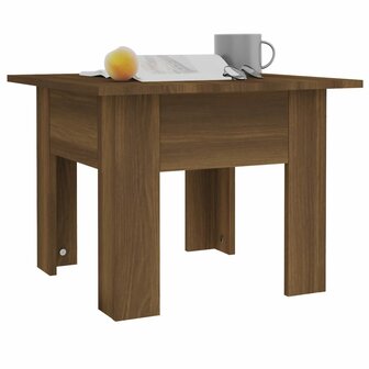 Salontafel 55x55x42 cm bewerkt hout bruin eikenkleur 8720286837542 4