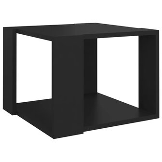 Salontafel 40x40x30 cm bewerkt hout zwart 8720286542330 2