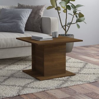 Salontafel 55,5x55,5x40 cm spaanplaat bruineikenkleurig 8720286837818 1