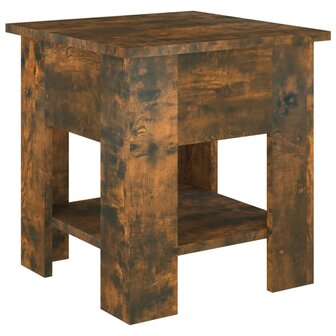 Salontafel 40x40x42 cm bewerkt hout gerookt eikenkleurig 8720286837641 2