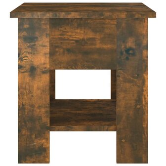 Salontafel 40x40x42 cm bewerkt hout gerookt eikenkleurig 8720286837641 5
