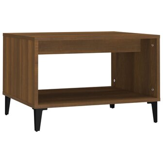Salontafel 60x50x40 cm bewerkt hout bruin eikenkleur 8720287086314 2