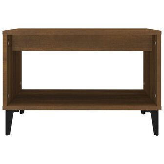 Salontafel 60x50x40 cm bewerkt hout bruin eikenkleur 8720287086314 3