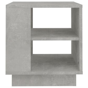 Salontafel 40x40x43 cm bewerkt hout betongrijs 8720286836323 5