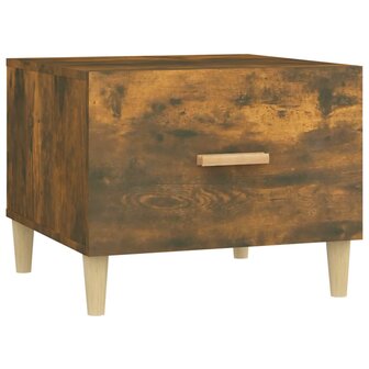 Salontafel 50x50x40 cm bewerkt hout gerookt eikenkleurig 8720287086383 2