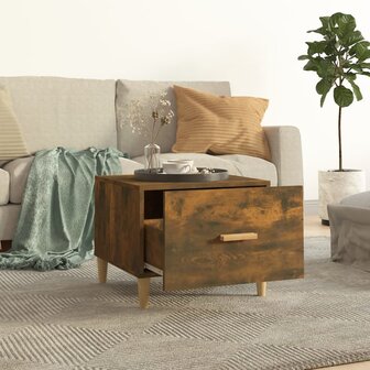 Salontafel 50x50x40 cm bewerkt hout gerookt eikenkleurig 8720287086383 3