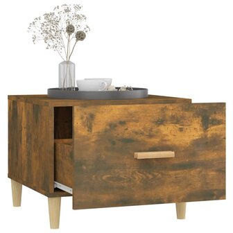 Salontafel 50x50x40 cm bewerkt hout gerookt eikenkleurig 8720287086383 4