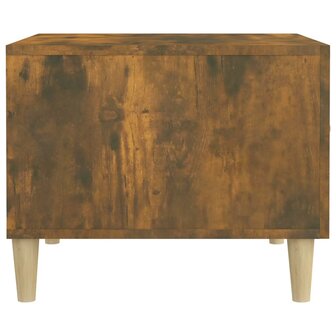 Salontafel 50x50x40 cm bewerkt hout gerookt eikenkleurig 8720287086383 8