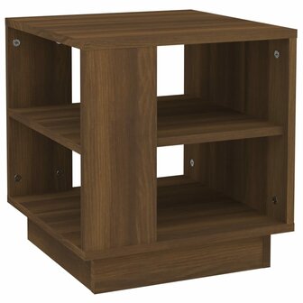 Salontafel 40x40x43 cm bewerkt hout bruin eikenkleur 8720286837757 2