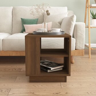 Salontafel 40x40x43 cm bewerkt hout bruin eikenkleur 8720286837757 3
