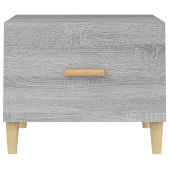 Salontafel 50x50x40 cm bewerkt hout grijs sonoma eikenkleurig 8720287086406 6