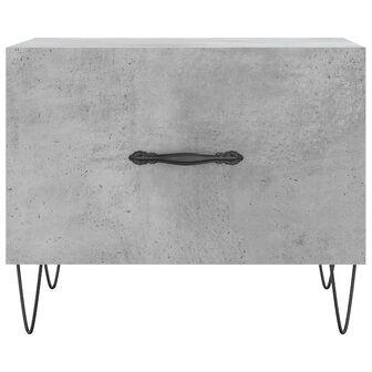 Salontafel 50x50x40 cm bewerkt hout betongrijs 8720845428495 5
