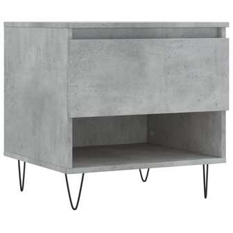 Salontafel 50x46x50 cm bewerkt hout betongrijs 8721012112278 2