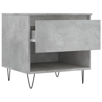 Salontafel 50x46x50 cm bewerkt hout betongrijs 8721012112278 6