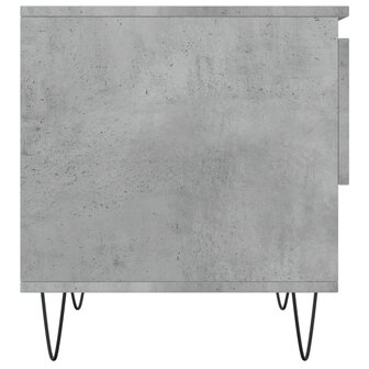 Salontafel 50x46x50 cm bewerkt hout betongrijs 8721012112278 7
