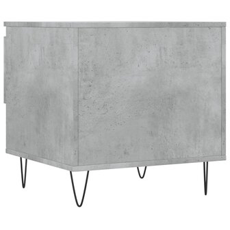 Salontafel 50x46x50 cm bewerkt hout betongrijs 8721012112278 8