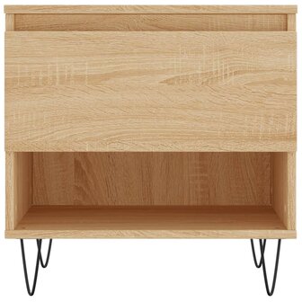 Salontafel 50x46x50 cm bewerkt hout sonoma eikenkleurig 8721012112254 5