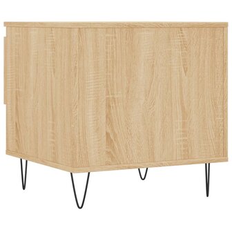 Salontafel 50x46x50 cm bewerkt hout sonoma eikenkleurig 8721012112254 8