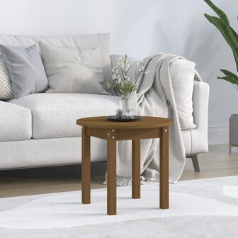 Salontafel &Oslash; 45x40 cm massief grenenhout honingbruin 8720287208327 1