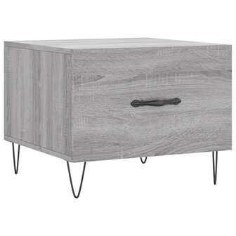 Salontafel 50x50x40 cm bewerkt hout grijs sonoma eiken 8720845428532 2
