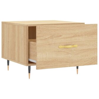 Salontafel 50x50x35 cm bewerkt hout sonoma eikenkleurig 8720845428150 6