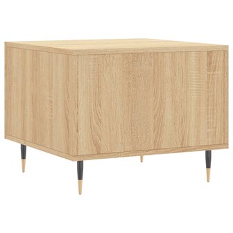 Salontafel 50x50x35 cm bewerkt hout sonoma eikenkleurig 8720845428150 8