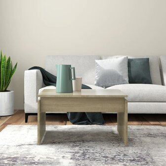 Salontafel 68x50x38 cm spaanplaat sonoma eikenkleurig 8720286606759 3
