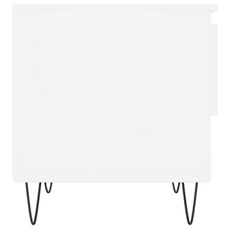 Salontafel 50x46x50 cm bewerkt hout wit 8721012112193 7